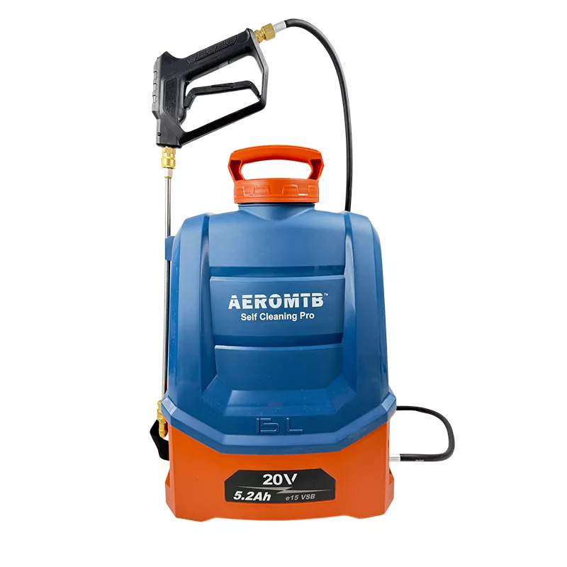 Pulvérisateur à dos de 15 L avec nettoyage automatique et vitesse variable