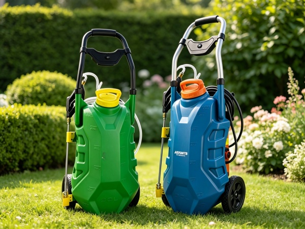 Lancement d'un nouveau pulvérisateur sur chariot de 34 L : un pulvérisateur de jardin électrique au lithium Bluetooth et autonettoyant révolutionne les soins extérieurs